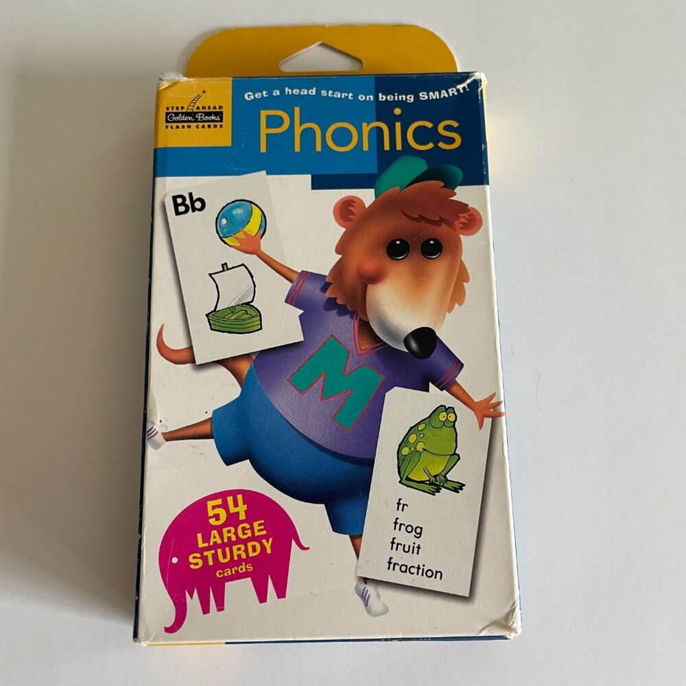 Phonics:  Flash Cards (Pack of 54) Golden Books Step Ahead